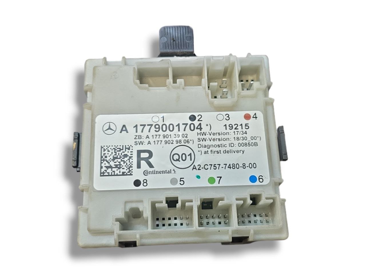 Centralina Porta Posteriore Destra Mercedes A W177 (2018>) COD:A1779001704 - F&P CRASH SRLS - Ricambi Usati