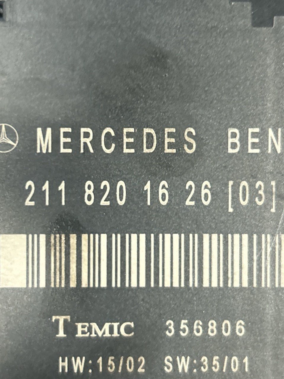 Centralina Porta Posteriore destra Mercedes - Benz Classe E W211 COD:2118201626 (2002 - 2007) - F&P CRASH SRLS - Ricambi Usati