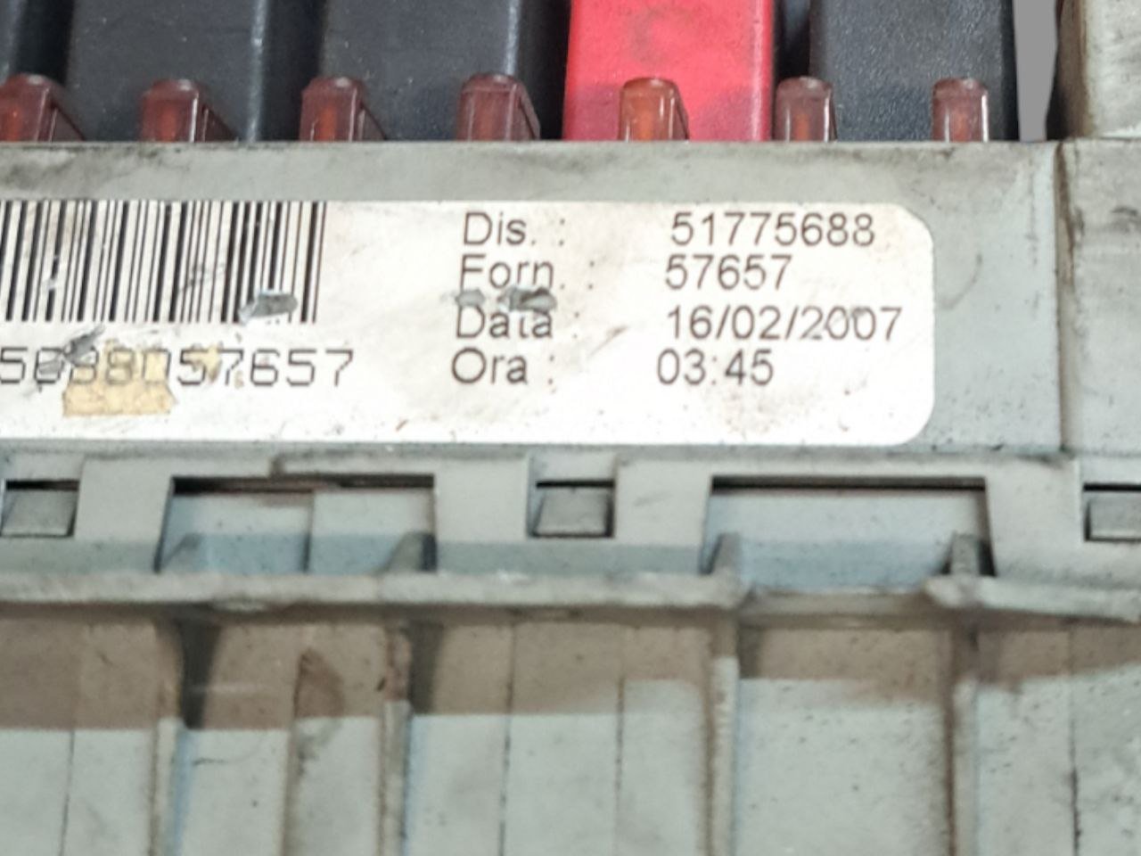Centralina portafusibii scatola fusibili Fiat Bravo 1.9 Diesel (2007 - 2014) COD:51775688 - F&P CRASH SRLS - Ricambi Usati