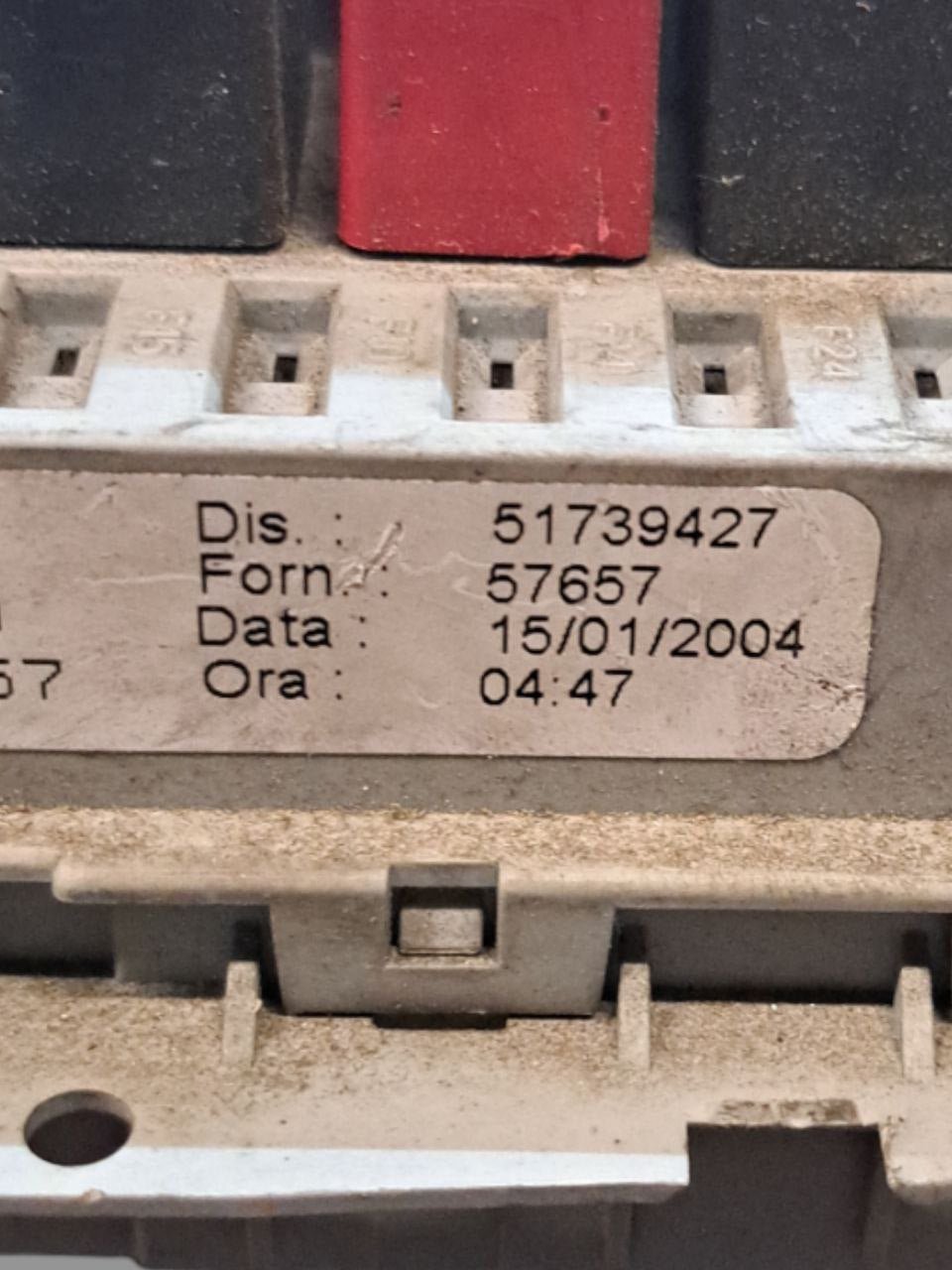 Centralina portafusibii scatola fusibili Fiat Idea 1.3 Diesel (2004 - 2012) COD:51739427 - F&P CRASH SRLS - Ricambi Usati