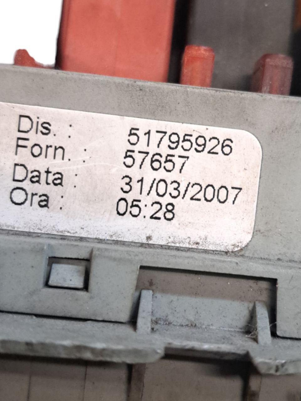 Centralina portafusibii scatola fusibili Lancia Musa 1.3 Diesel (2004 - 2012) COD:51795926 - F&P CRASH SRLS - Ricambi Usati
