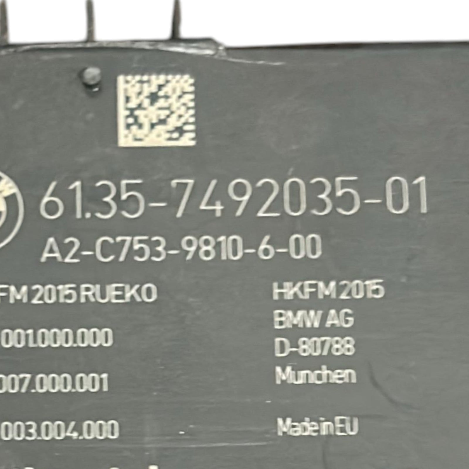 Centralina Portellone Bagagliaio BMW Serie 2 Active Tourer (F45) cod.7492035 - 01 (2014 > 2021) Cofano Posteriore - F&P CRASH SRLS - Ricambi Usati