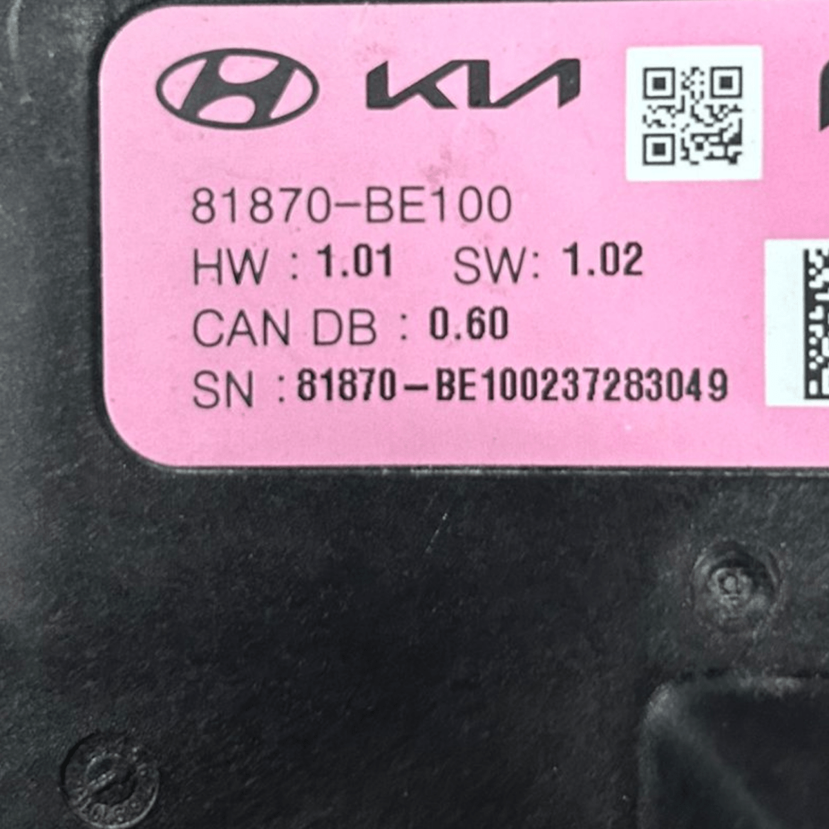Centralina portellone hyundai kona cod:81870 - BE100 (2021 >) - F&P CRASH SRL - Ricambi Usati