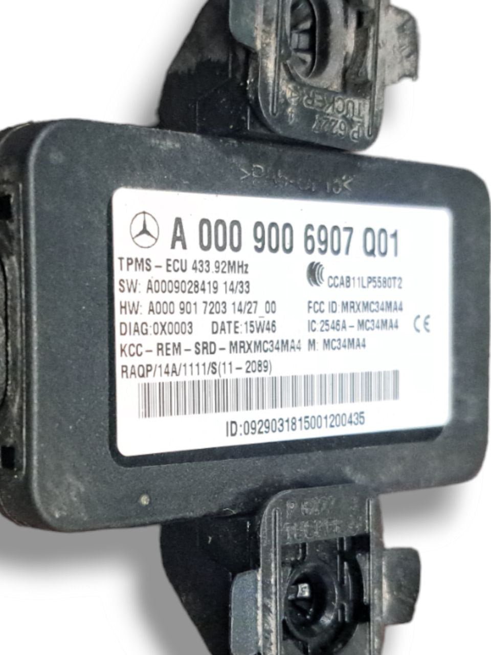 Centralina pressione pneumatici Mercedes - Benz Classe C W205 COD:A0009006907Q01 - F&P CRASH SRLS - Ricambi Usati