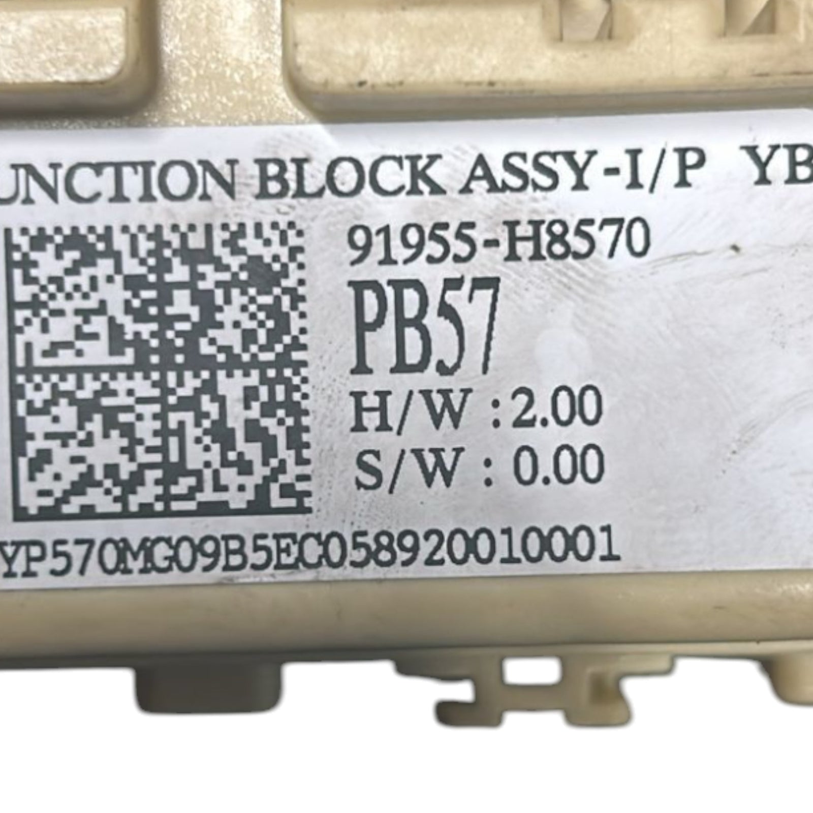 Centralina / Scatola Fusibili Kia Stonic cod.91955 - H8570 1.2 Benzina (2017 > ) - F&P CRASH SRLS - Ricambi Usati