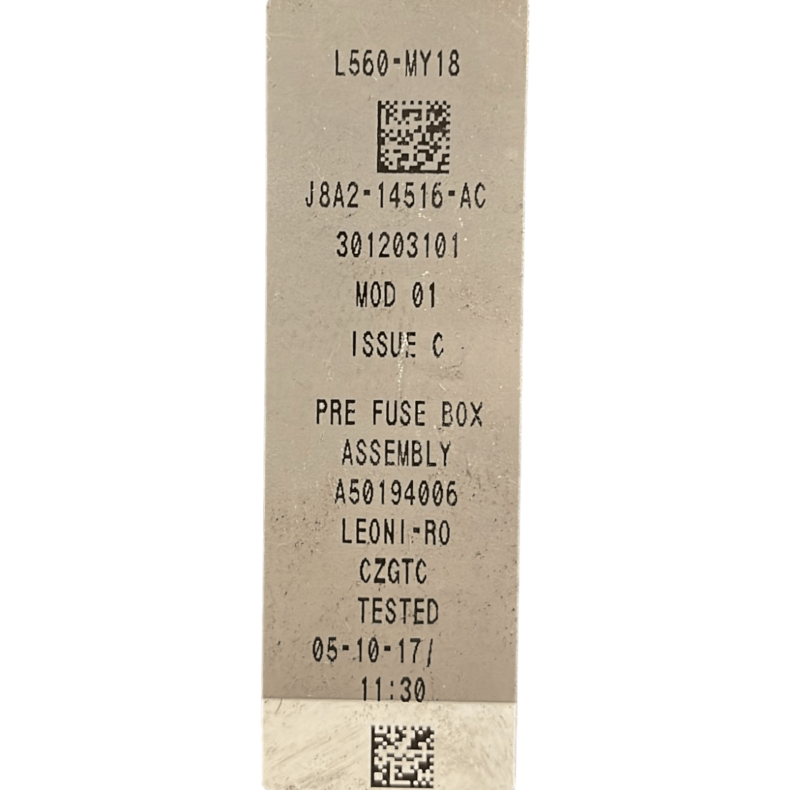 Centralina / scatola fusibili Range Rover Velar L560 2.0 diesel (2017 - >) cod.J8A2 - 14516 - AC - F&P CRASH SRLS - Ricambi Usati