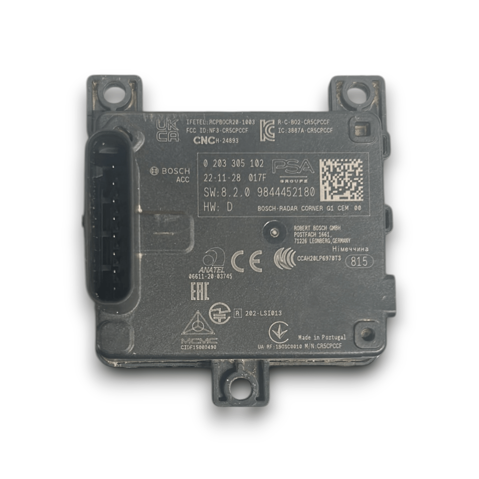 Centralina / Sensore Radar Peugeot 308 III cod.9844452180 (2021 > ) - F&P CRASH SRLS - Ricambi Usati