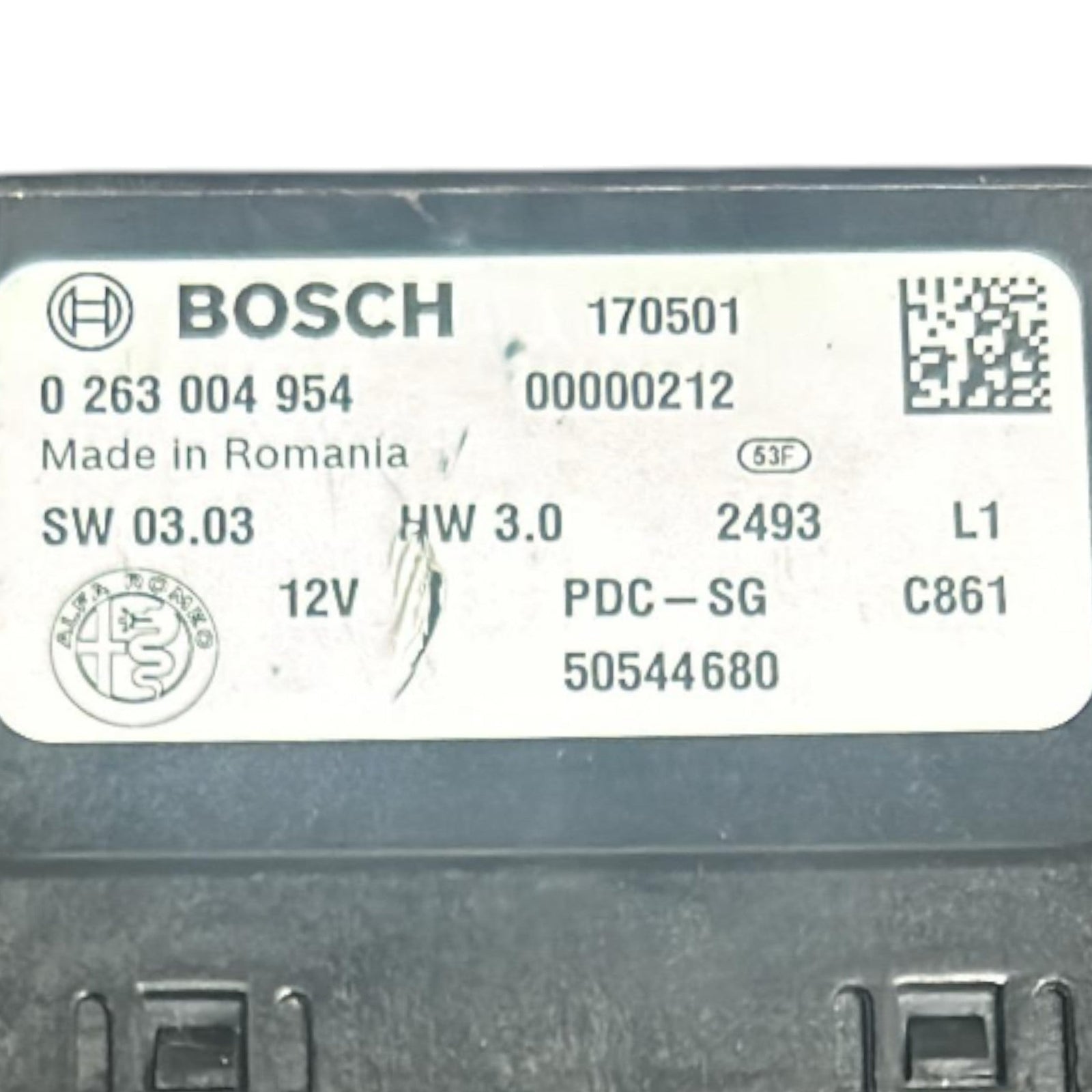 Centralina Sensori Di Parcheggio Alfa Romeo Giulia cod.50544680 (2016 > ) - F&P CRASH SRLS - Ricambi Usati