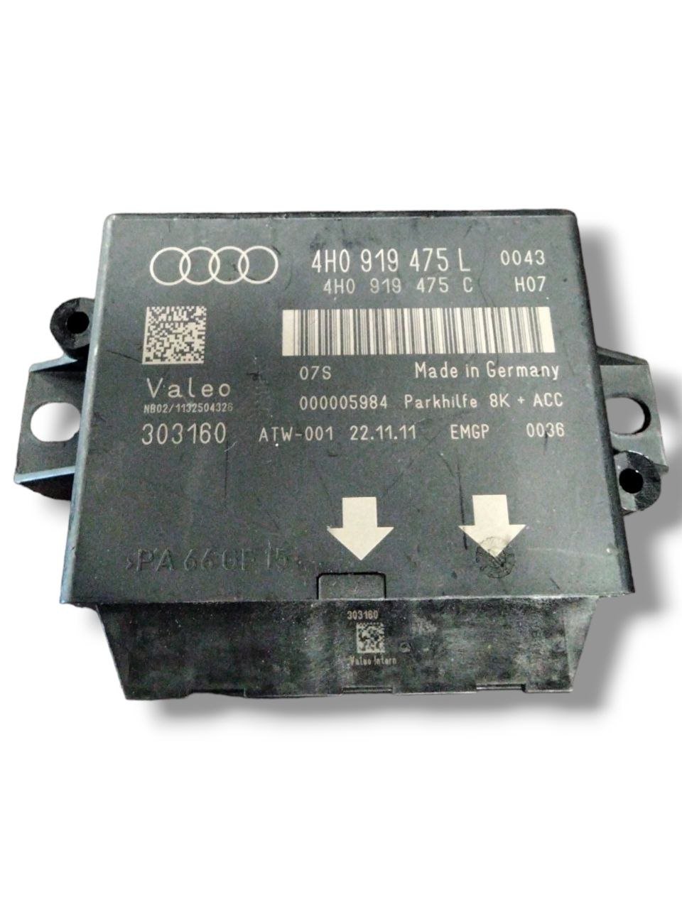 Centralina sensori di parcheggio Audi A8 4H(2010 - 2017) cod.4H0919475L - F&P CRASH SRLS - Ricambi Usati