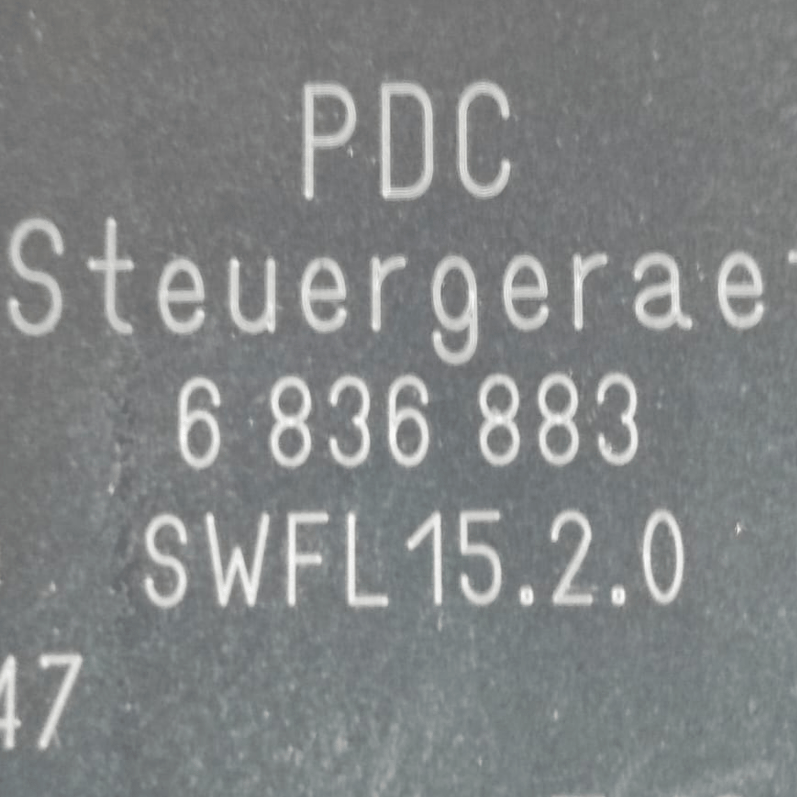 Centralina Sensori Di Parcheggio Bmw X5 F15 COD: 6836883 (2013 - 2018) - F&P CRASH SRLS - Ricambi Usati
