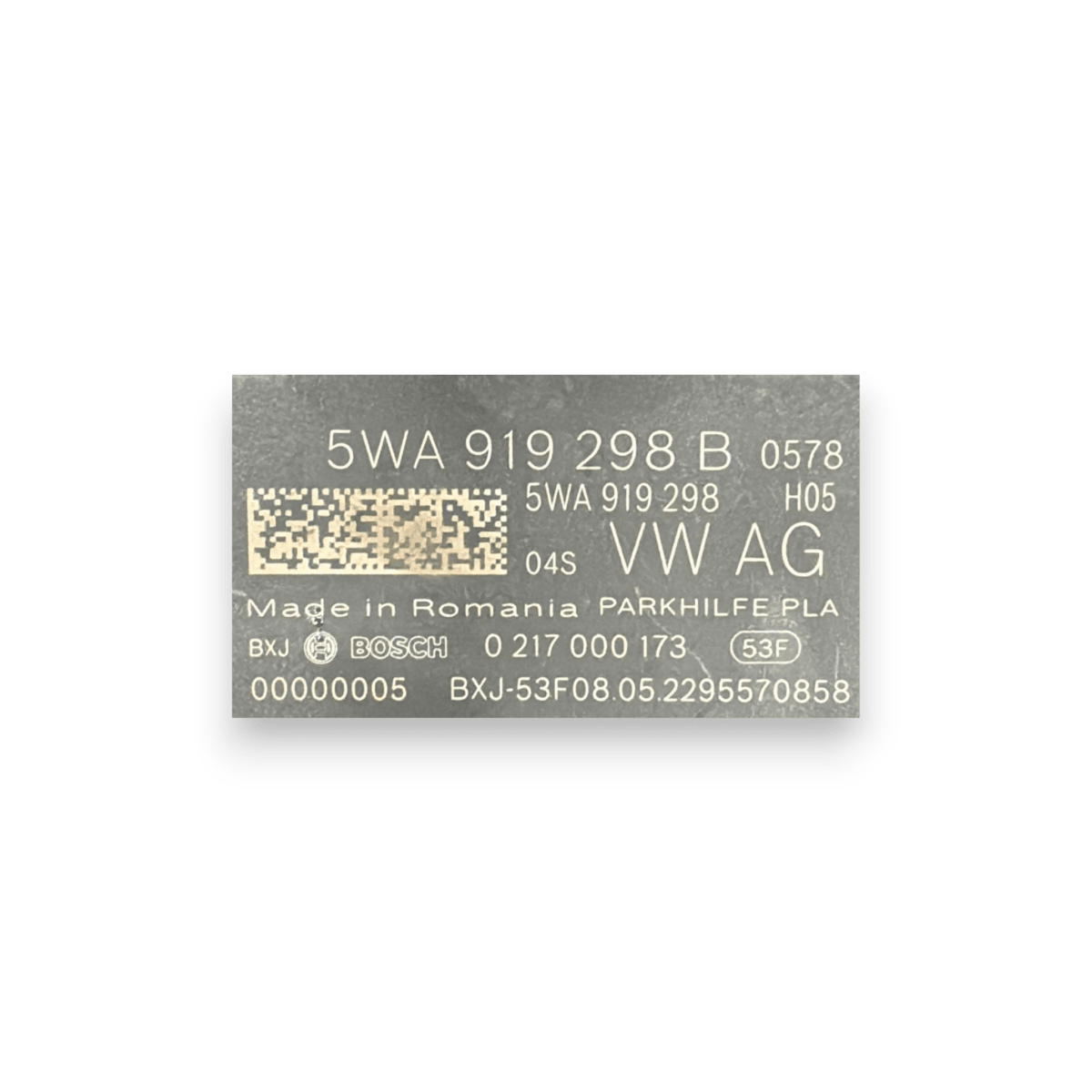 Centralina sensori di parcheggio Cupra Formentor cod.5WA919298B ( 2020-) - F&P CRASH SRL - Ricambi Usati