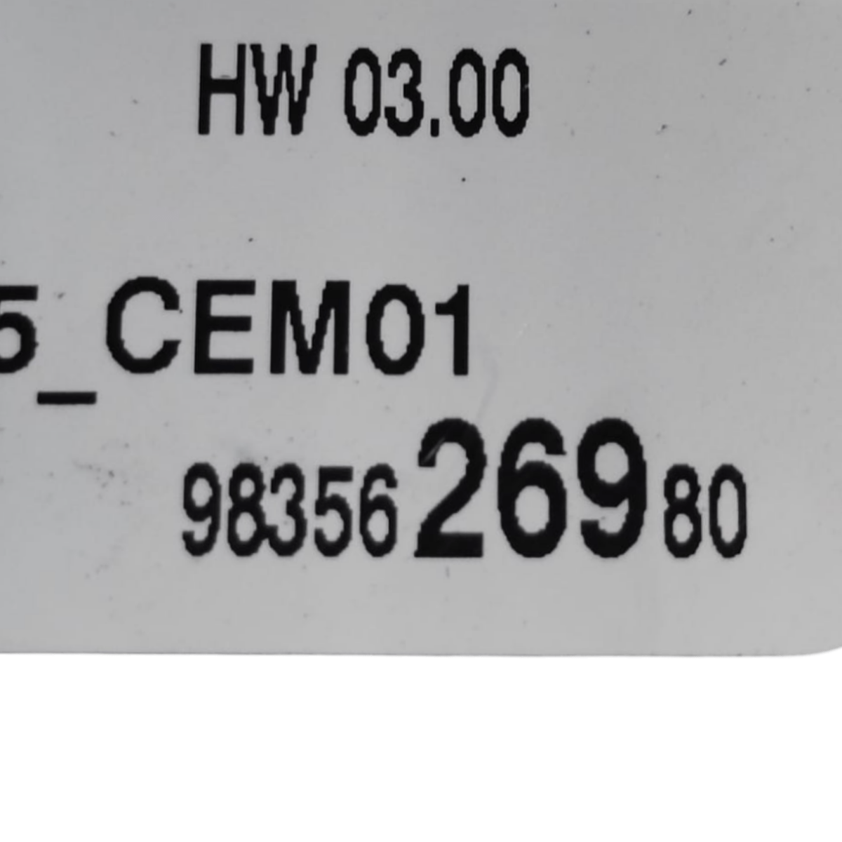 Centralina sensori di parcheggio peugeot 3008 cod: 9835626980 (2016 - 2023) - F&P CRASH SRLS - Ricambi Usati