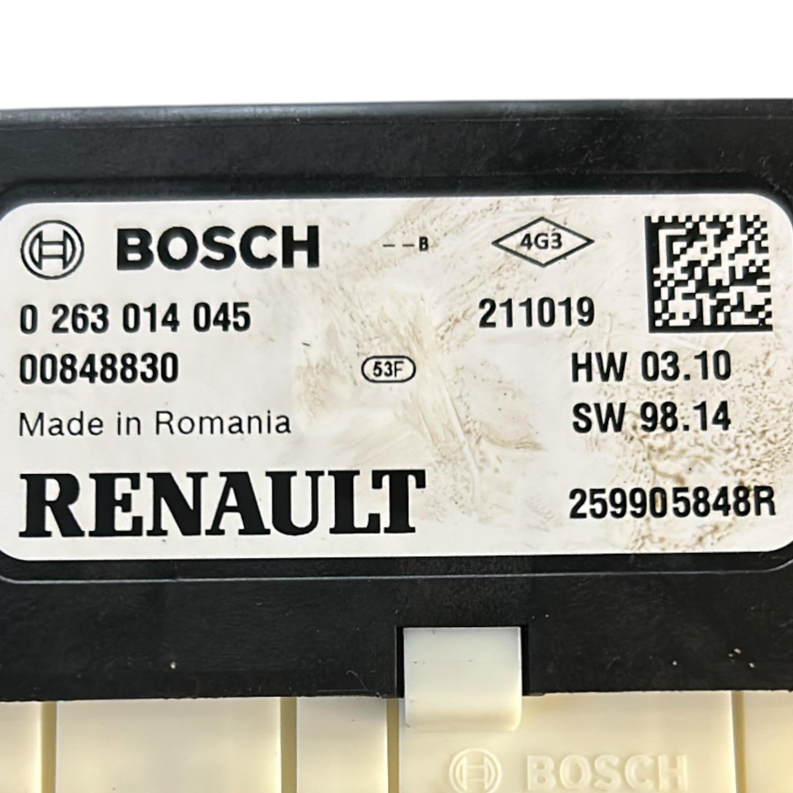 Centralina Sensori Di Parcheggio Renault Captur I cod.259905848R (2013 > 2019) cod.0263014045 - F&P CRASH SRLS - Ricambi Usati