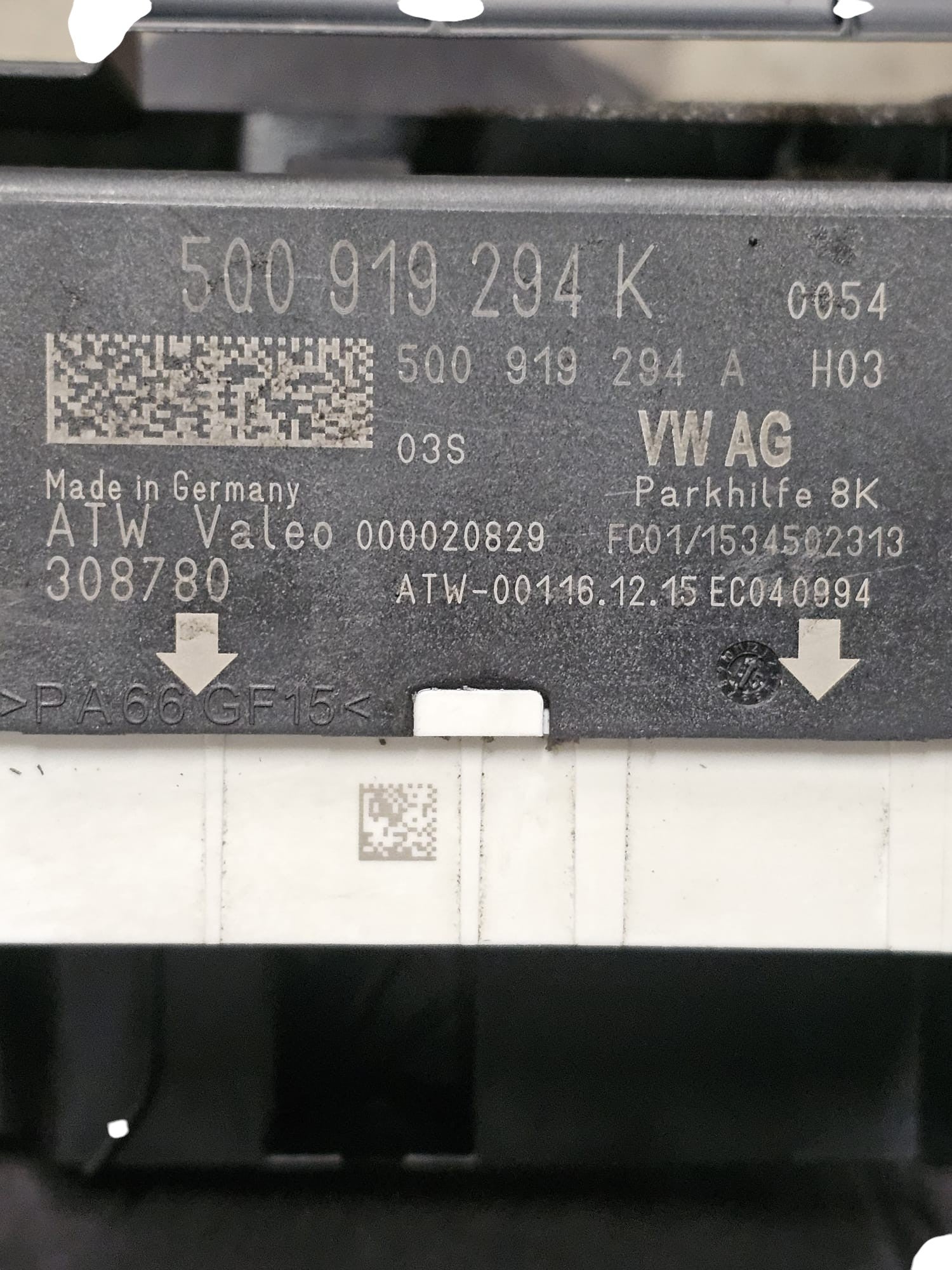 Centralina Sensori Di Parcheggio Volkswagen Polo 6R Cod:5Q0919294K (2009 - 2017) - F&P CRASH SRLS - Ricambi Usati
