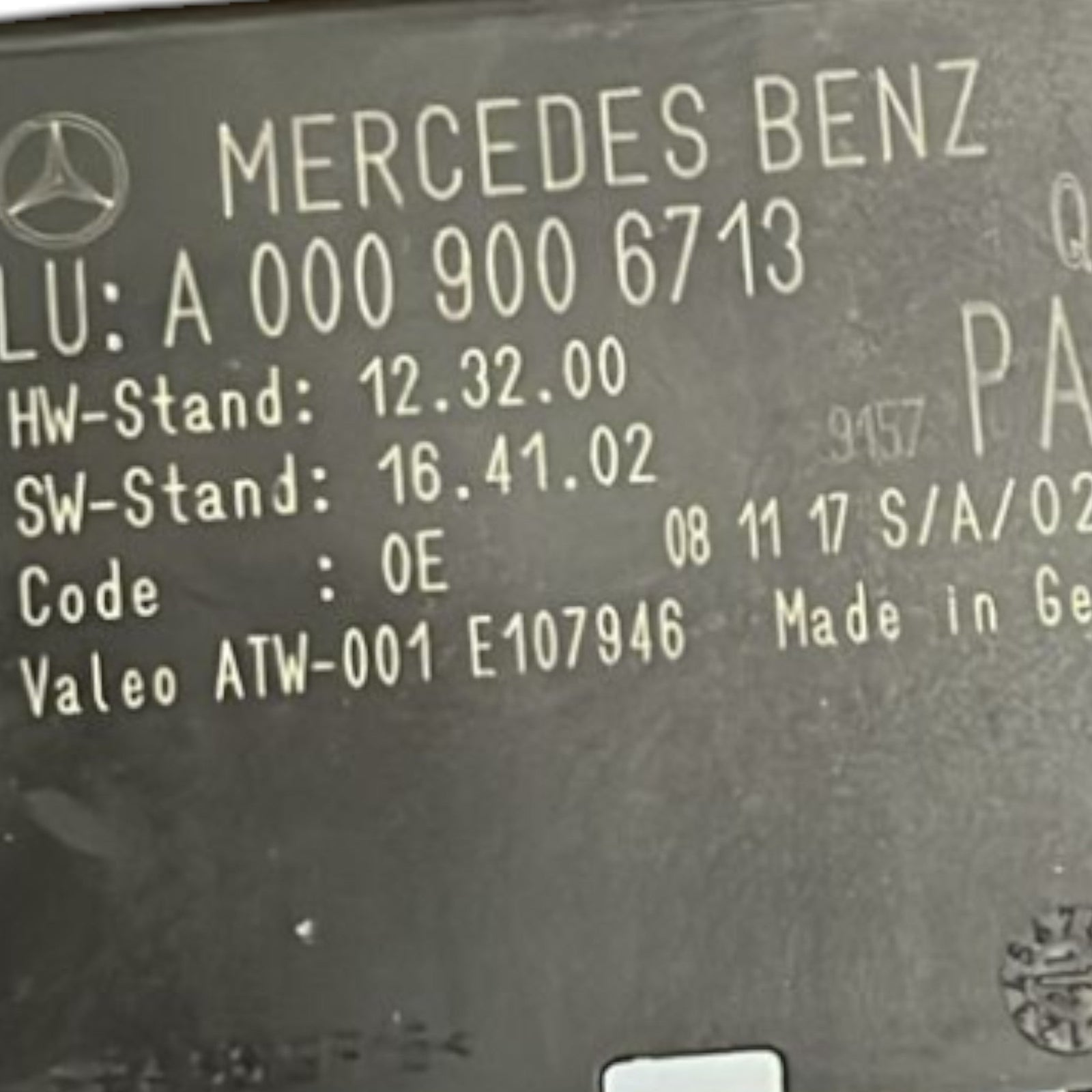 Centralina Sensori Parcheggio Mercedes Benz CLA (W117) cod:A0009006713 (2013 >2019) - F&P CRASH SRLS - Ricambi Usati