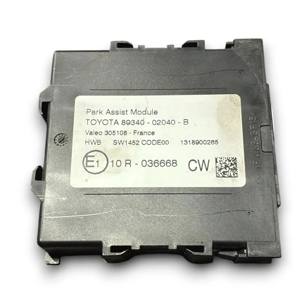 Centralina sensori di parcheggio Toyota Auris dal 2012 cod. 89340-02040