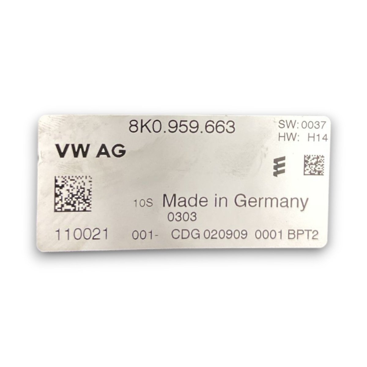 Centralina start & stop Audi a3 8p cod . 8k0.959.663 (2003 > 2013) - F&P CRASH SRL - Ricambi Usati