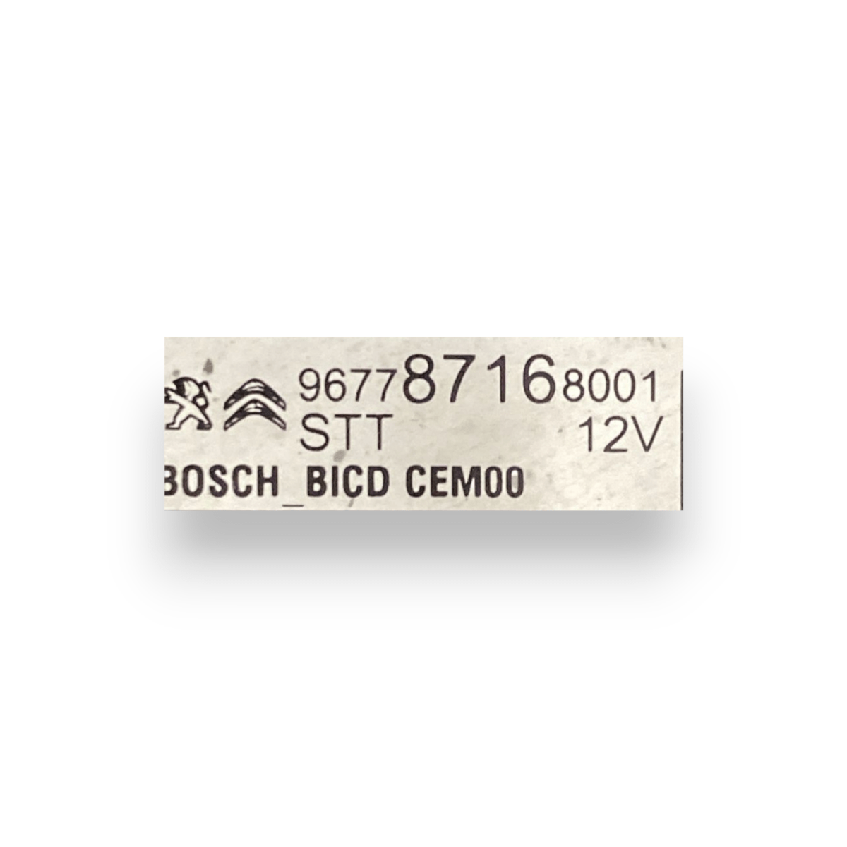 Centralina start & stop peugeot 308 II cod:967787168001 (2013 - 2021) - F&P CRASH SRLS - Ricambi Usati