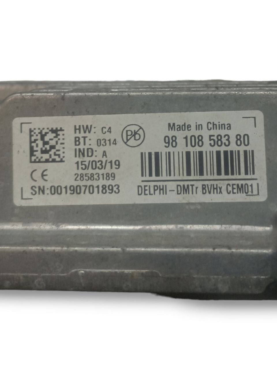 Centralina Start & Stop Peugeot Expert (2018) cod: 9810858380 - F&P CRASH SRLS - Ricambi Usati