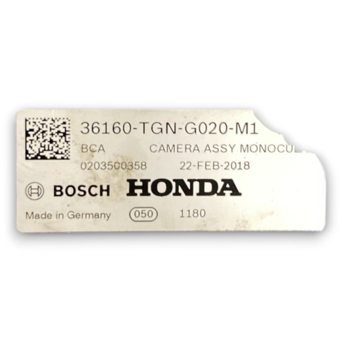 Centralina telecamera Honda Civic X cod . 36160 - tgn - g020 - m1 (2015 > 2021) - F&P CRASH SRL - Ricambi Usati