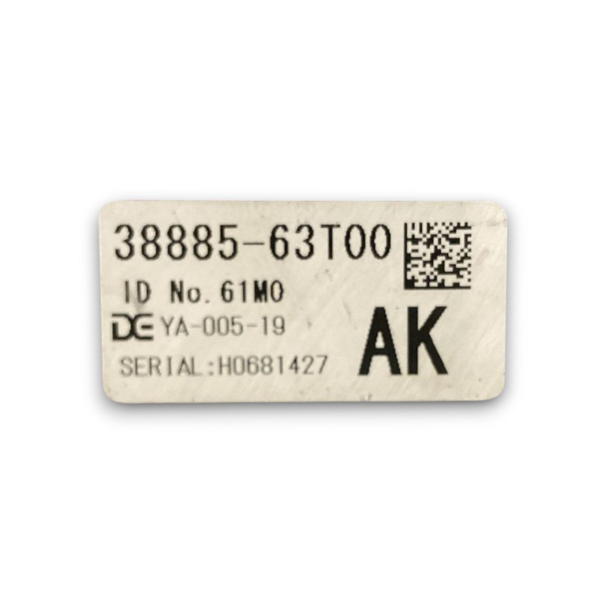 Suzuki SX4 S-Cross transmission control unit code. 38885 - 63t00 1.4 petrol / hybrid (2013 >) - F&P CRASH SRL - Used Parts