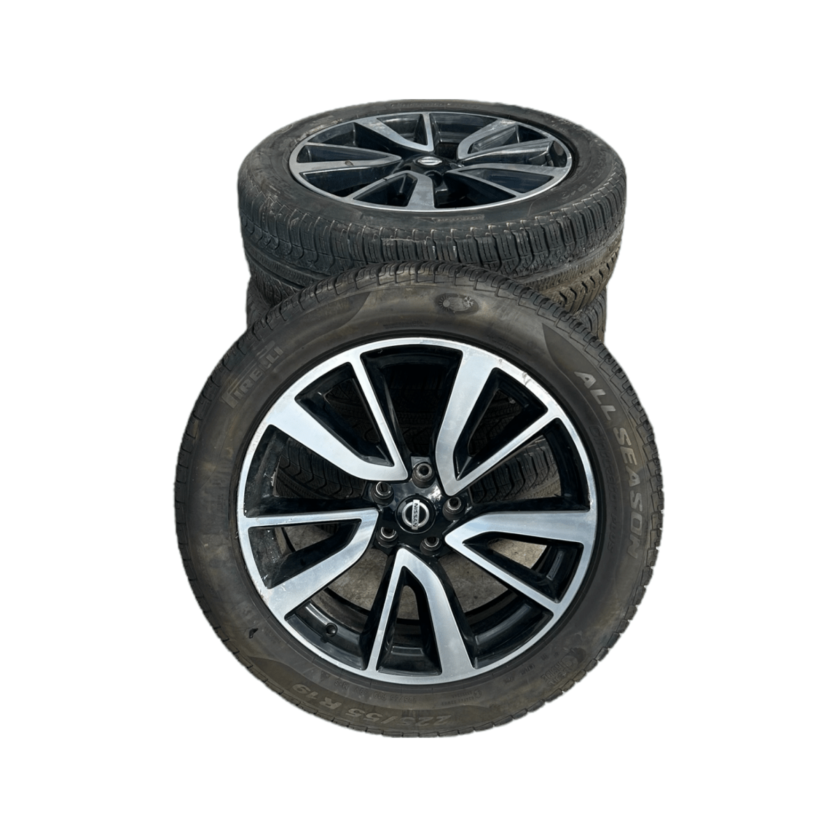 Cerchi in lega nissan x - trail (2017 > 2020) (225/55 r19) - F&P CRASH SRLS - Ricambi Usati