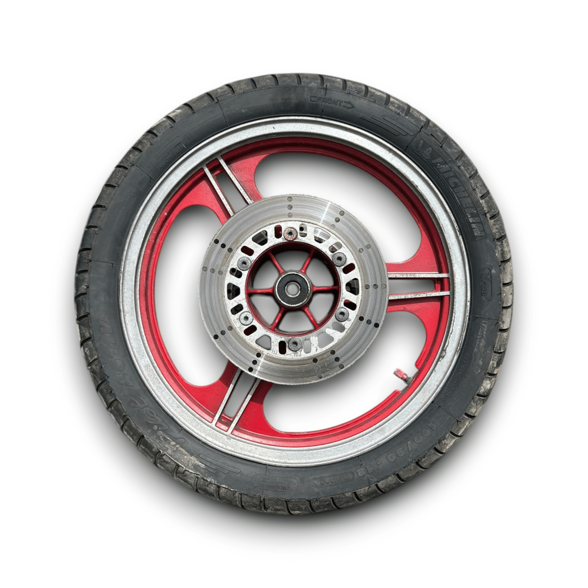 Cerchio anteriore kawasaki gp z550 (1980 > 1984) (100/90 r18) - F&P CRASH SRL - Ricambi Usati