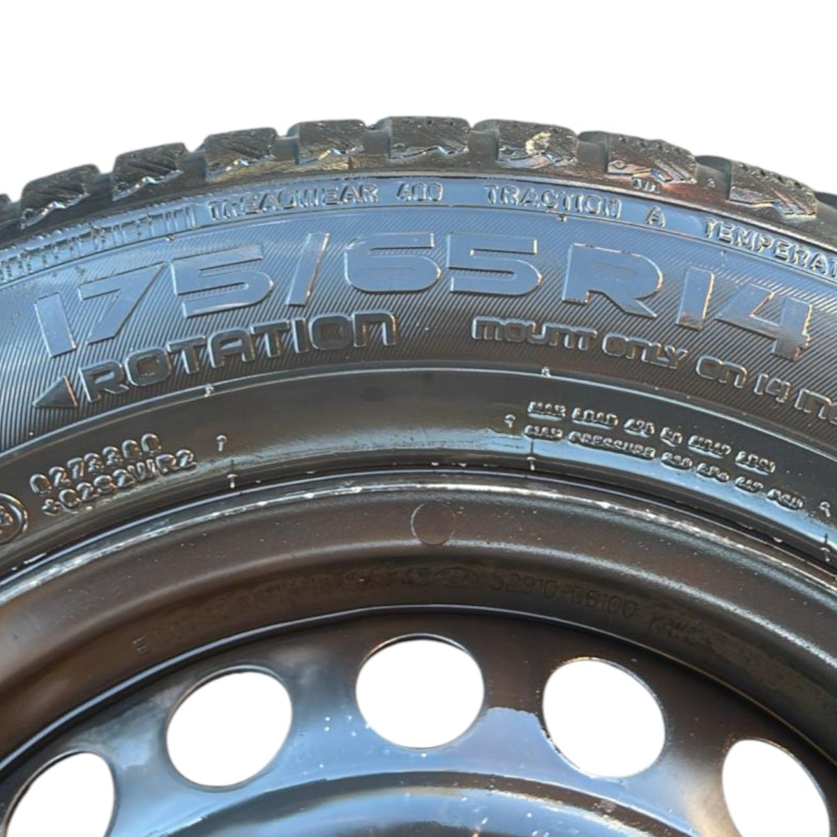 Cerchio in ferro Kia Picanto III (JA) cod.52910 - g6100 (4 fori / 175 / 65 r14) (2017 > ) - F&P CRASH SRLS - Ricambi Usati