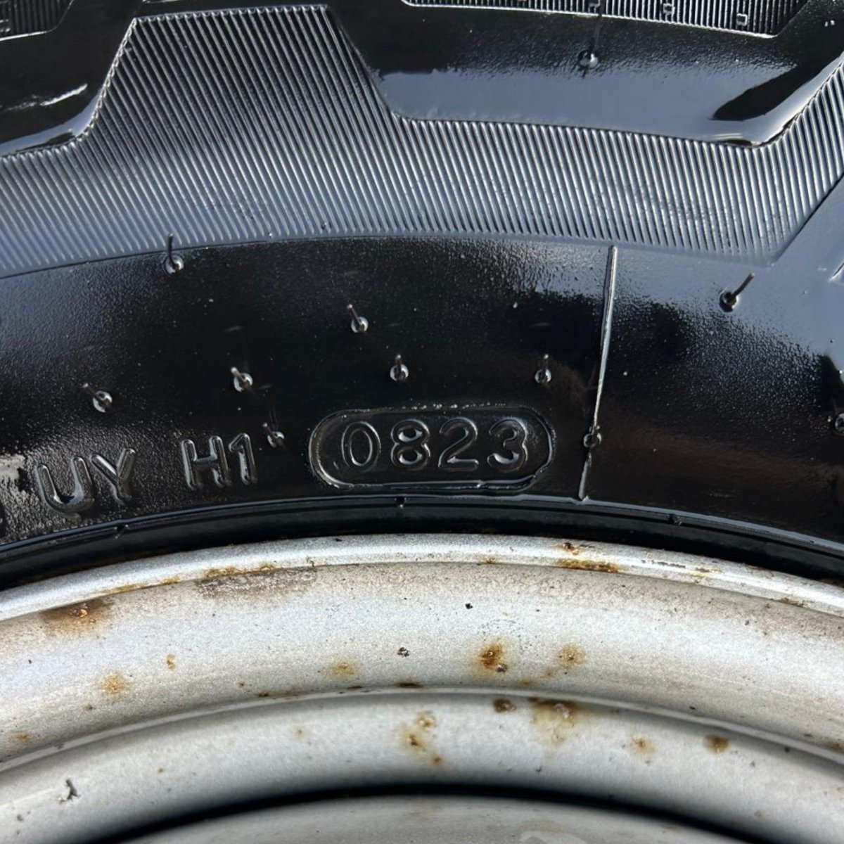 Cerchio in ferro mercedes sprinter w910 cod:A9074014700 (2018 >) (205/75 r16) ruota gemellata posteriore esterna - F&P CRASH SRLS - Ricambi Usati