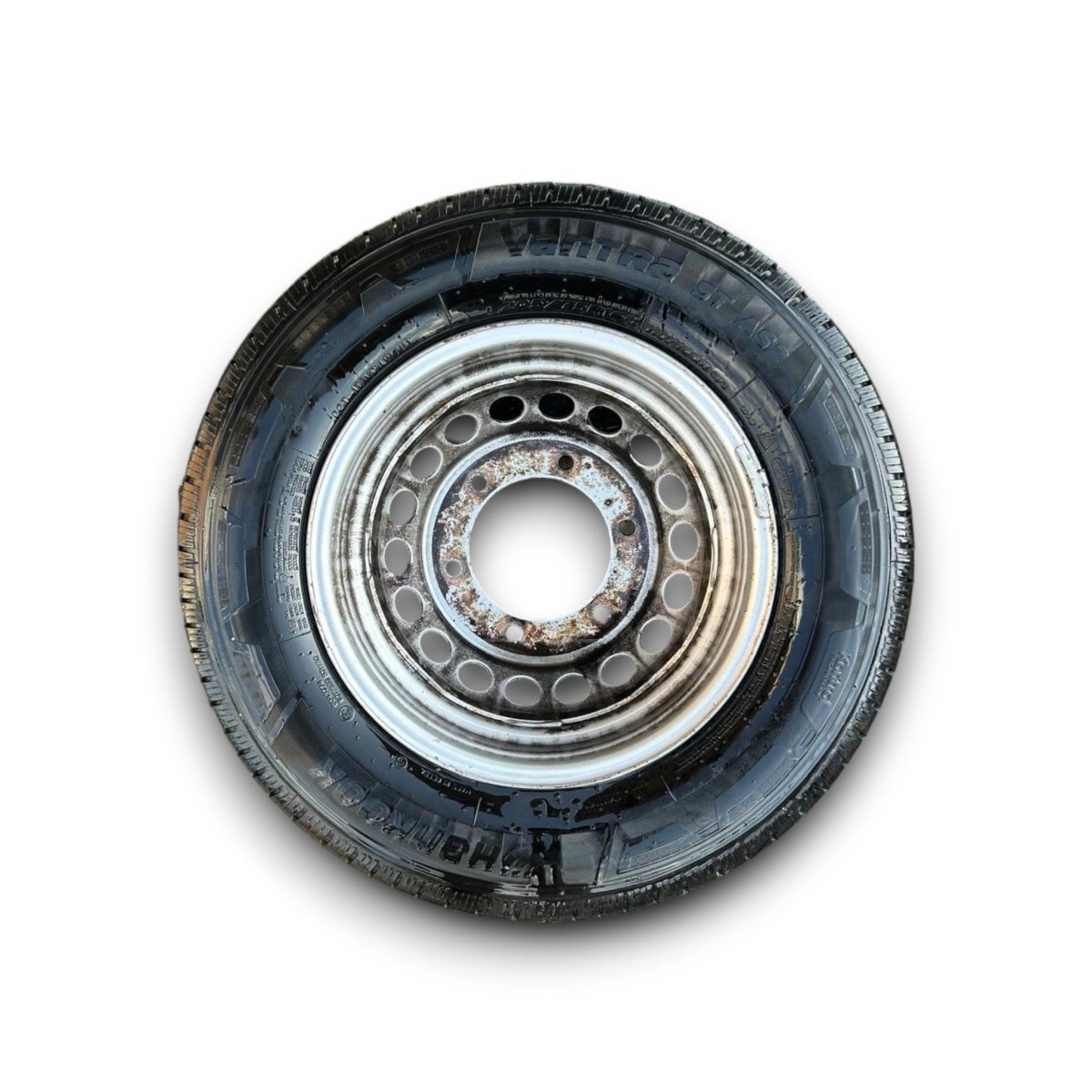 Cerchio in ferro mercedes sprinter w910 cod:A9074014700 (2018 >) (205/75 r16) ruota gemellata posteriore esterna - F&P CRASH SRLS - Ricambi Usati