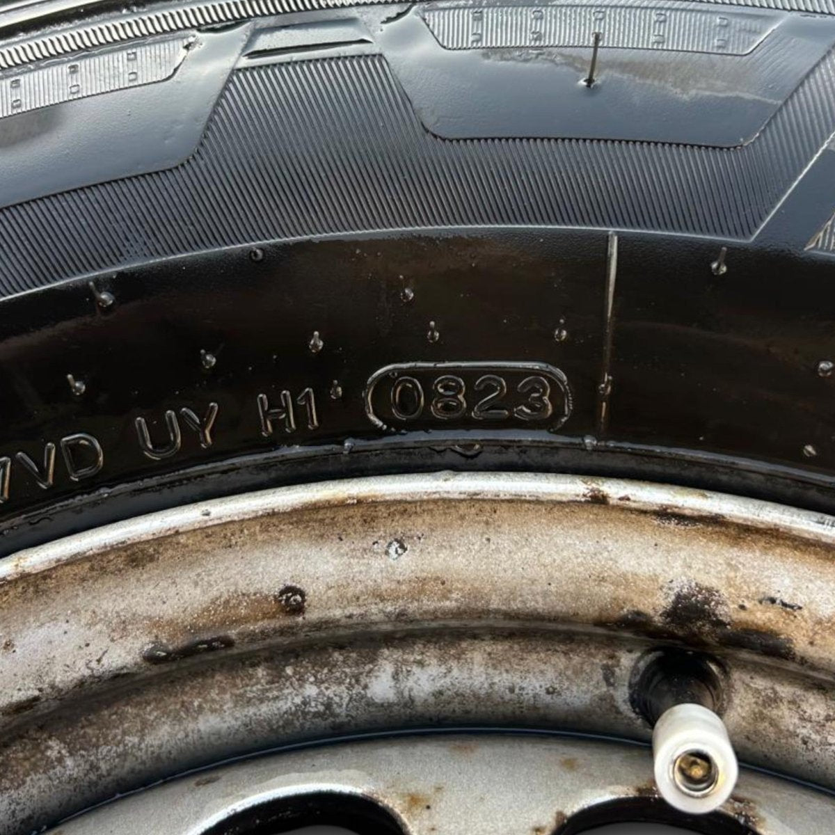 Cerchio in ferro mercedes sprinter w910 cod:A9074014700 (2018 >) (205/75 r16) ruota gemellata posteriore interna - F&P CRASH SRLS - Ricambi Usati