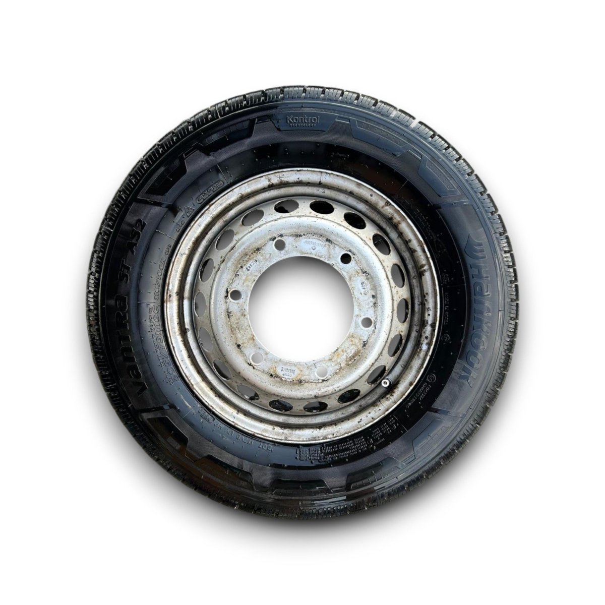 Cerchio in ferro mercedes sprinter w910 cod:A9074014700 (2018 >) (205/75 r16) ruota gemellata posteriore interna - F&P CRASH SRLS - Ricambi Usati