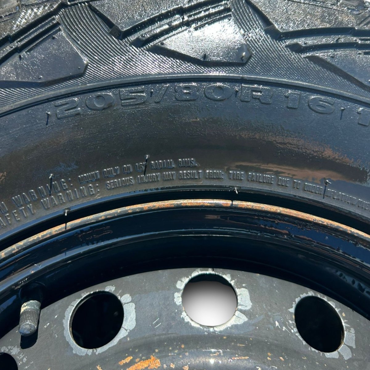 Cerchio in ferro mistubishi l200 (2005 > 2014) (205/80 r16) - F&P CRASH SRLS - Ricambi Usati