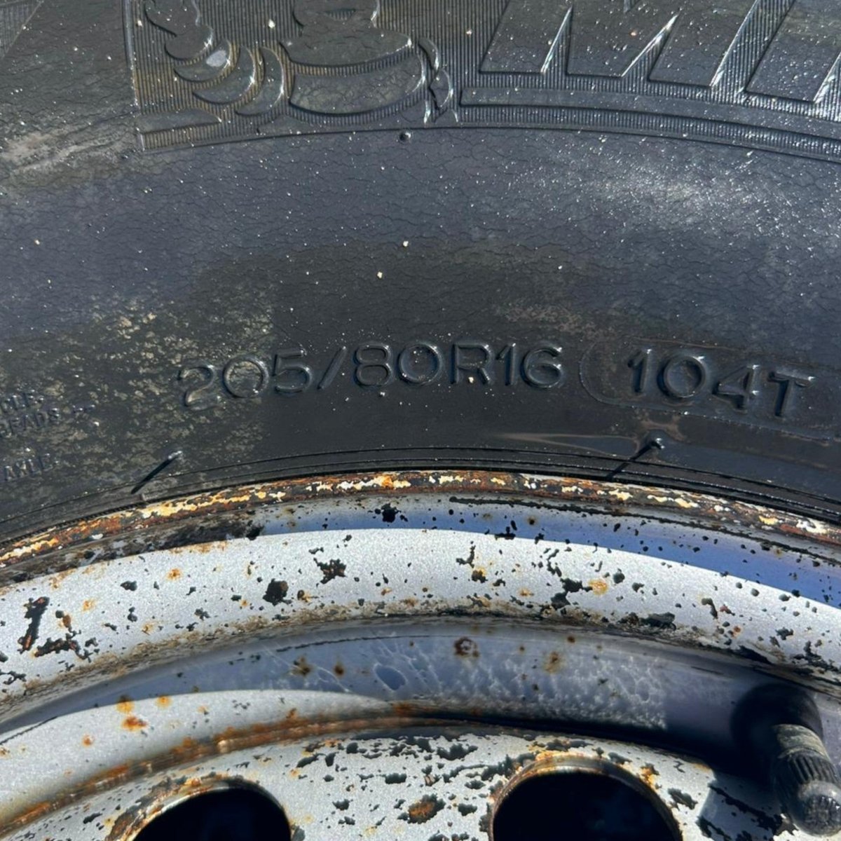 Cerchio in ferro mistubishi l200 (2005 > 2014) (205/80 r16) - F&P CRASH SRLS - Ricambi Usati