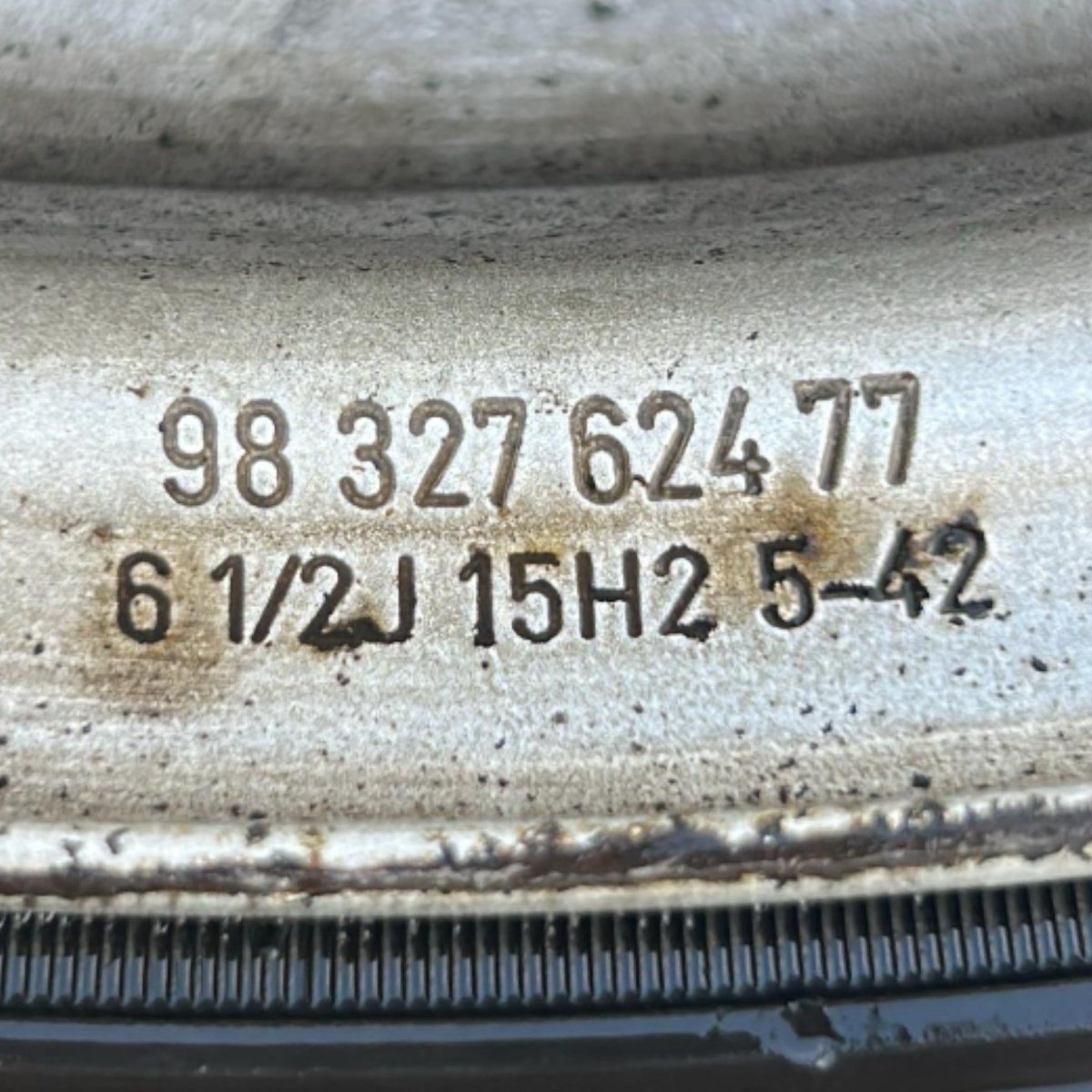 Cerchio In Ferro Toyota Proace II cod.9832762477 (5 Fori / 195 / 65 R15) (2016 > 2024) - F&P CRASH SRLS - Ricambi Usati