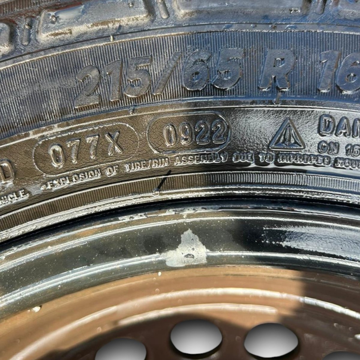 Cerchio in ferro volkswagen transporter (2005 > 2015) (215/65 r16) - F&P CRASH SRLS - Ricambi Usati