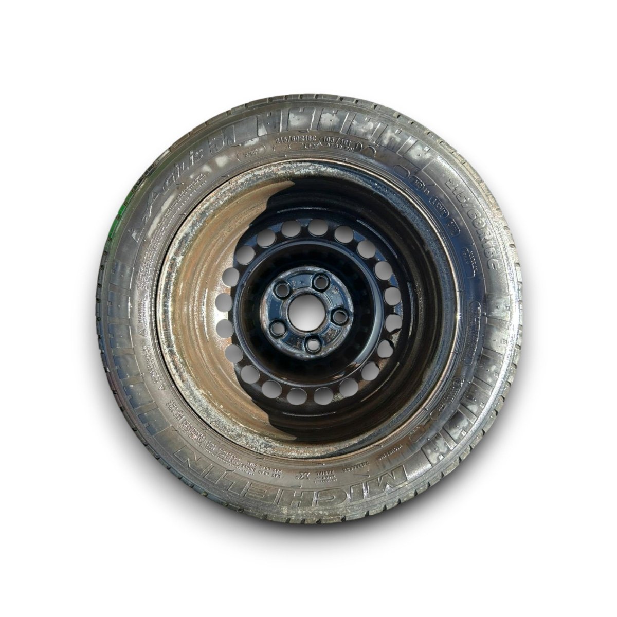 Cerchio in ferro volkswagen transporter cod:7H0601027D (2005 > 2015) (215/60 r16) - F&P CRASH SRLS - Ricambi Usati