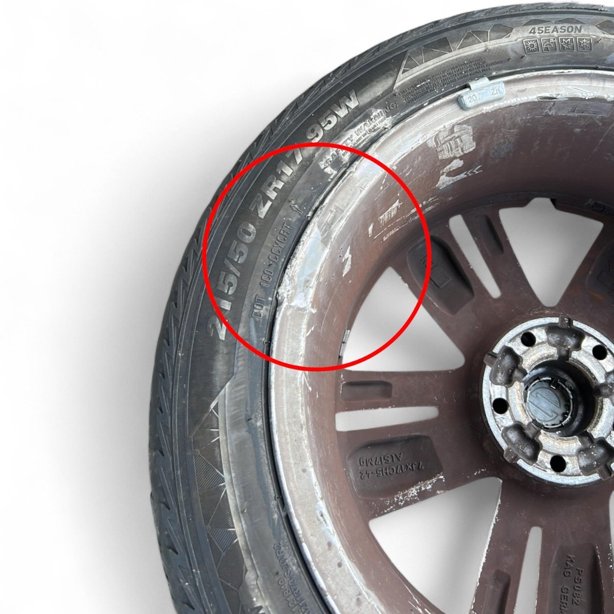 Cerchio in lega Opel Grandland X cod.YP00064180 (5 fori / 215 / 50 r17) (2017 > 2024) - F&P CRASH SRLS - Ricambi Usati