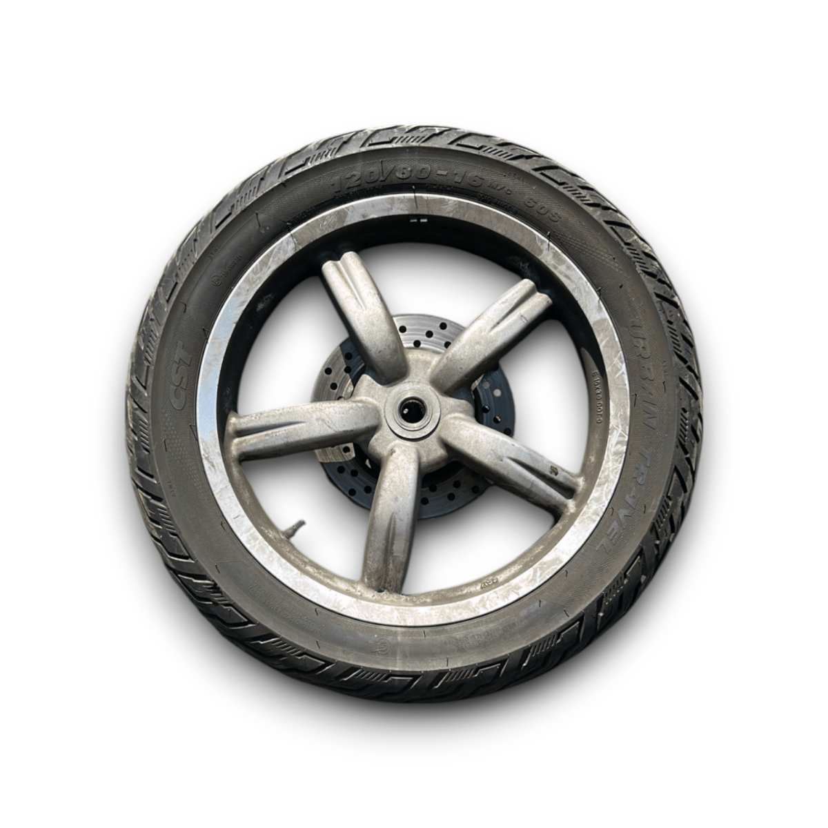 Cerchione posteriore aprilia scarabeo 125 (2009 > 2011) - F&P CRASH SRLS - Ricambi Usati