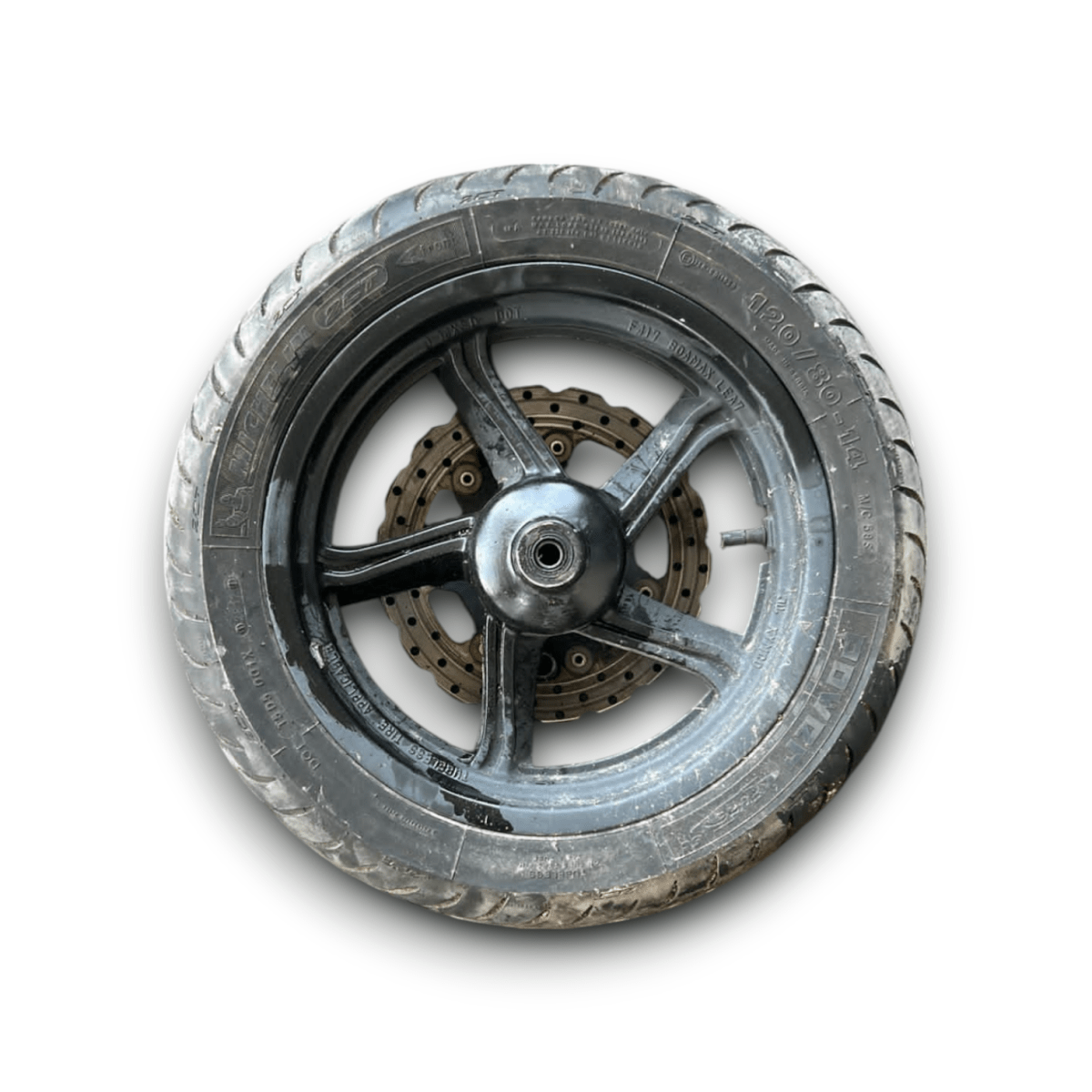 Cerchione posteriore kymco downtown 200i (120 - 80 R14) (2010 > 2016) - F&P CRASH SRL - Ricambi Usati
