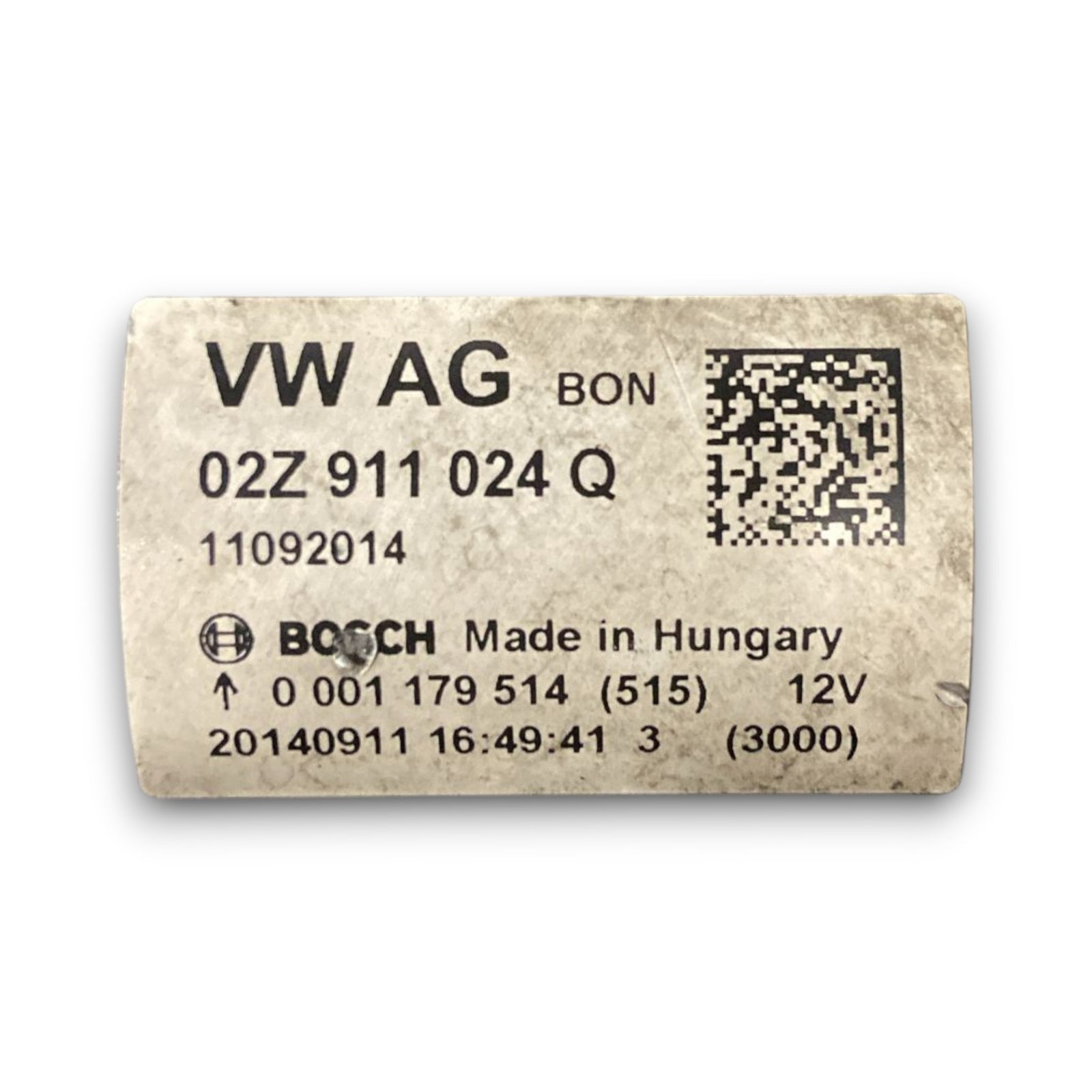 Motorino avviamento volkswagen golf VII cod . 02z911024q 1.4 benzina (2012 > 2021)