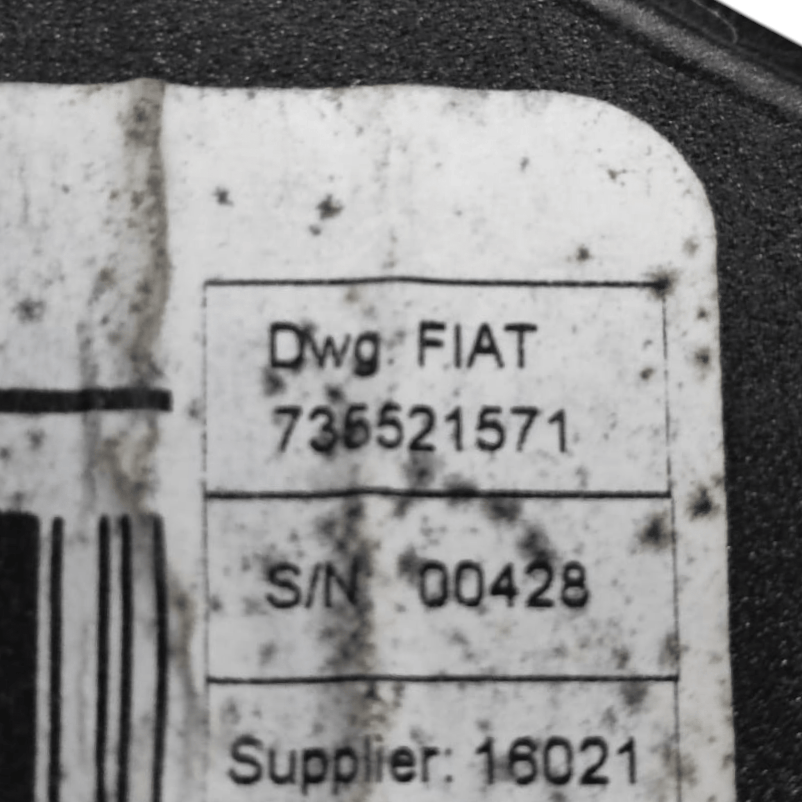 Cintura Di Sicurezza Anteriore Destra Citroen Jumper COD: 735521571 (2014>) - F&P CRASH SRLS - Ricambi Usati