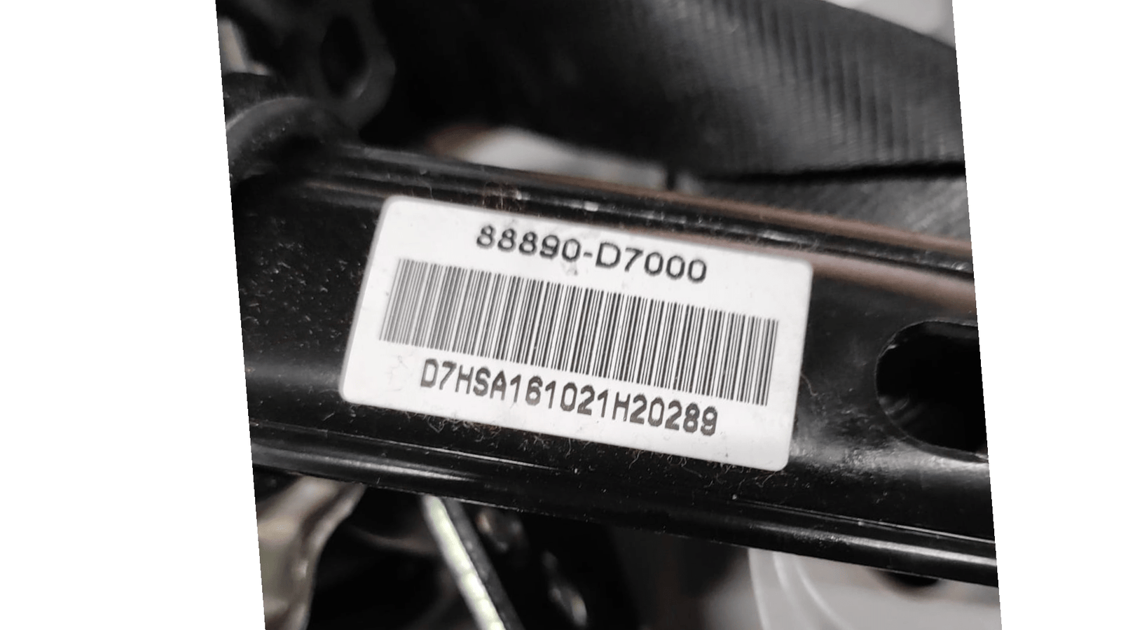 Cintura Di Sicurezza Anteriore Destra COD:88890 - D7000 Hyundai Tucson TL (2022) - F&P CRASH SRLS - Ricambi Usati