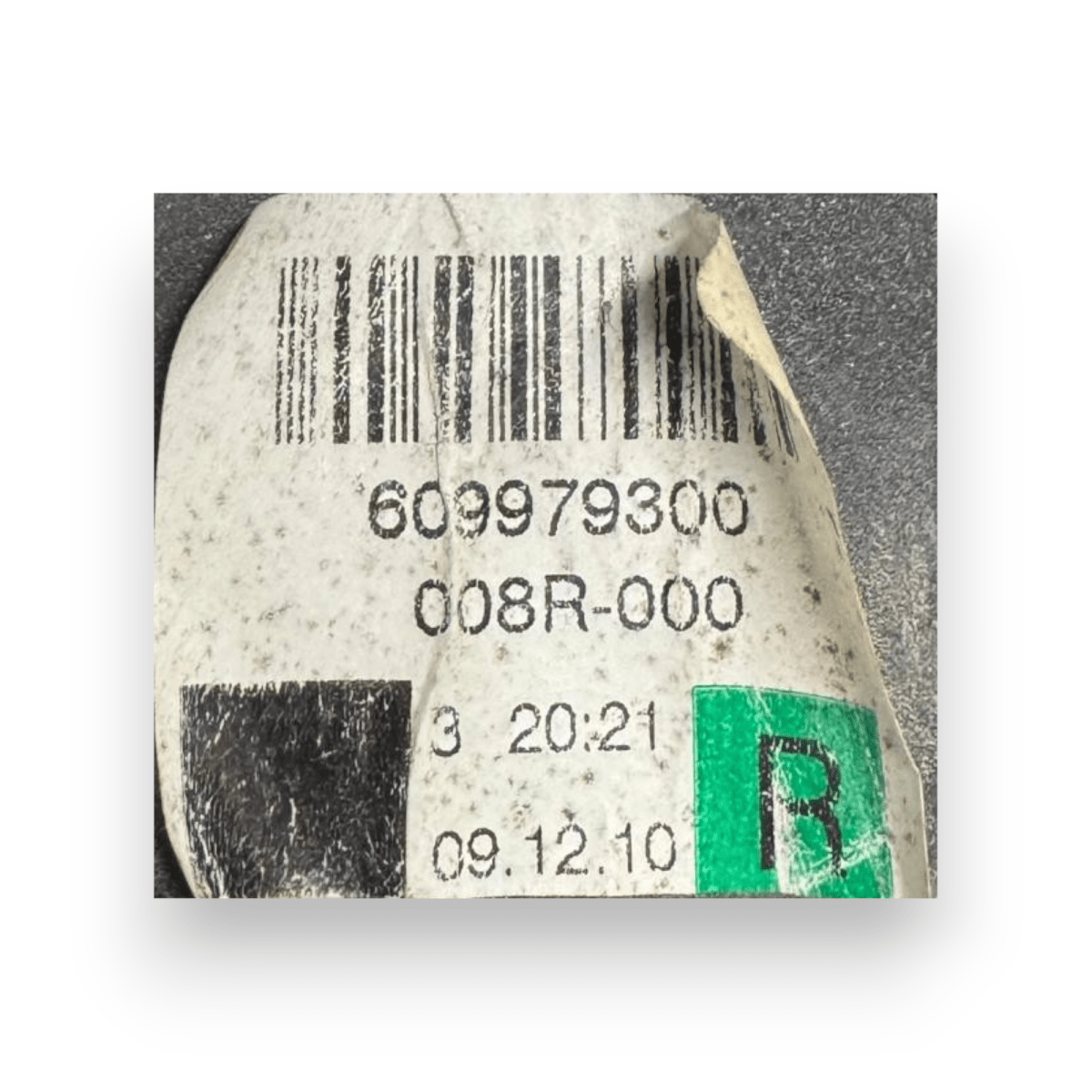 Cintura di sicurezza anteriore destra (dx) Dacia Duster cod.609979300 (2010 - 2017) - F&P CRASH SRL - Ricambi Usati