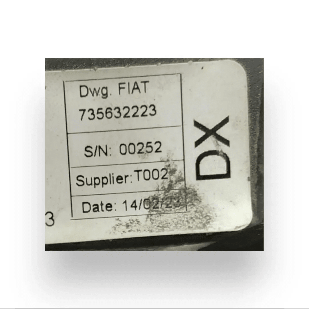 Dettaglio Cintura di sicurezza anteriore destra Fiat Qubo 2008–2017 OEM 735489157 - foto 3