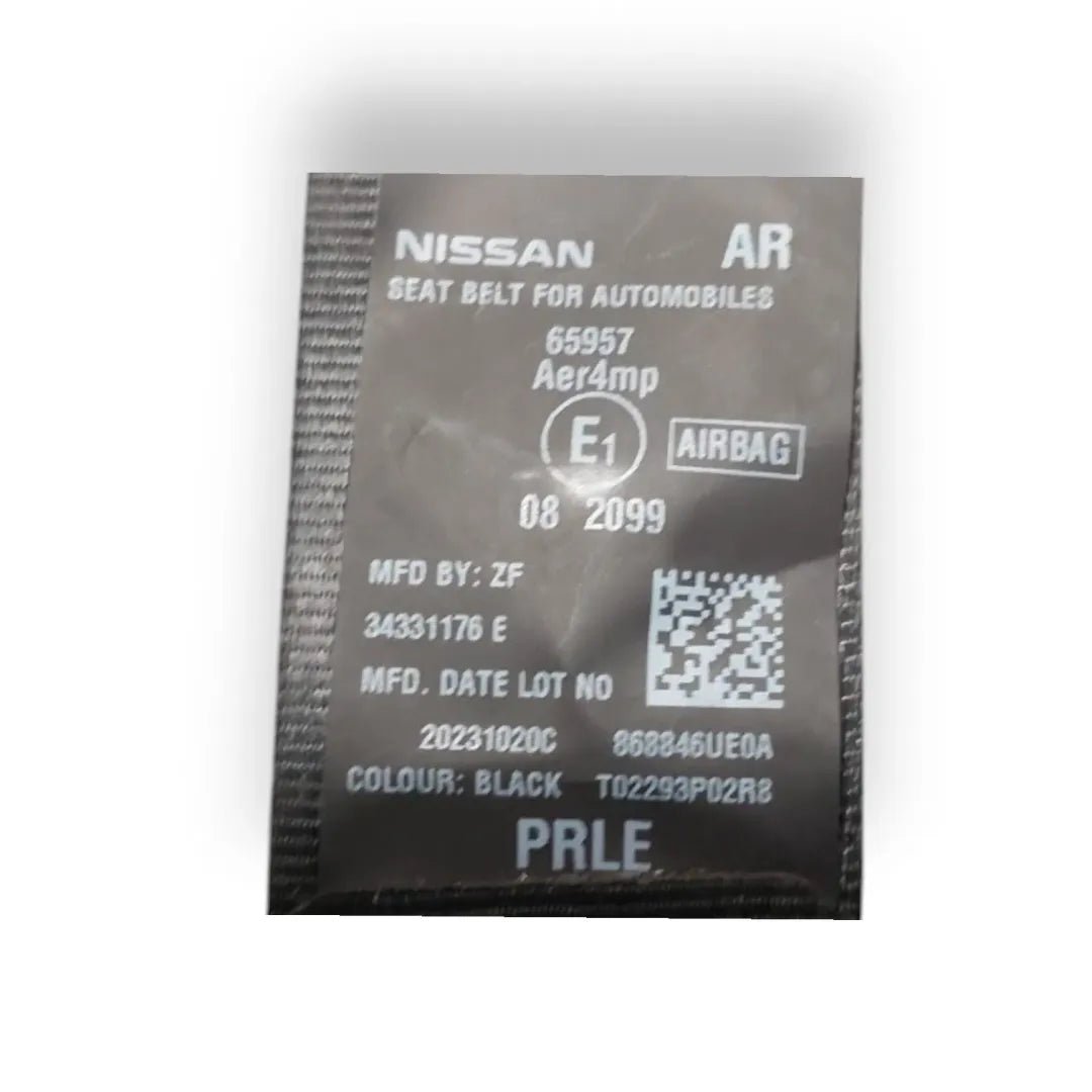 Dettaglio Cintura di sicurezza anteriore destra Nissan Qashqai J12E dal 2021 OEM 868846UE0A - foto 5