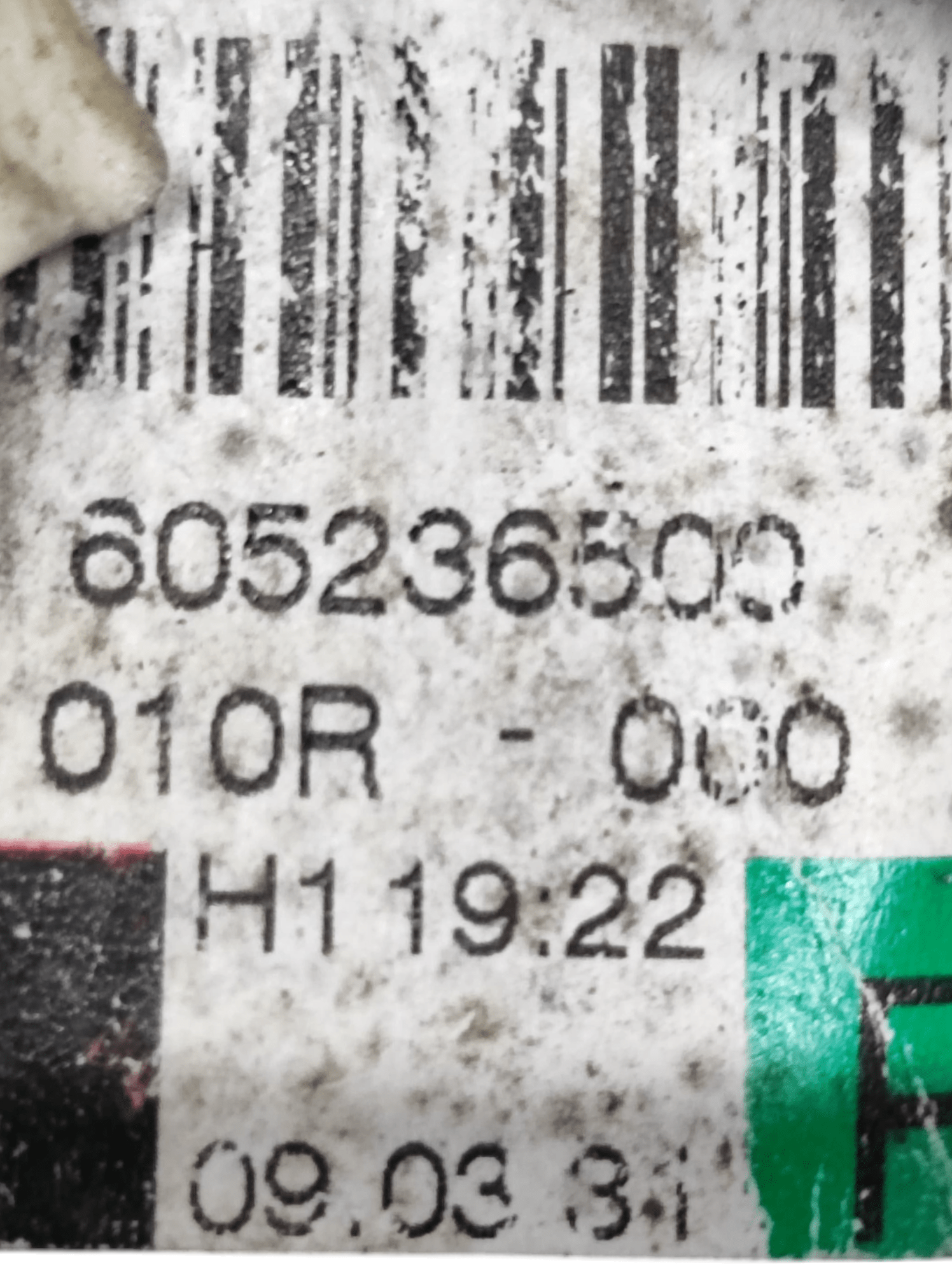 Cintura Di Sicurezza Anteriore Destro Fiat Grande Punto COD: 605236500 (2005 - 2018) - F&P CRASH SRLS - Ricambi Usati