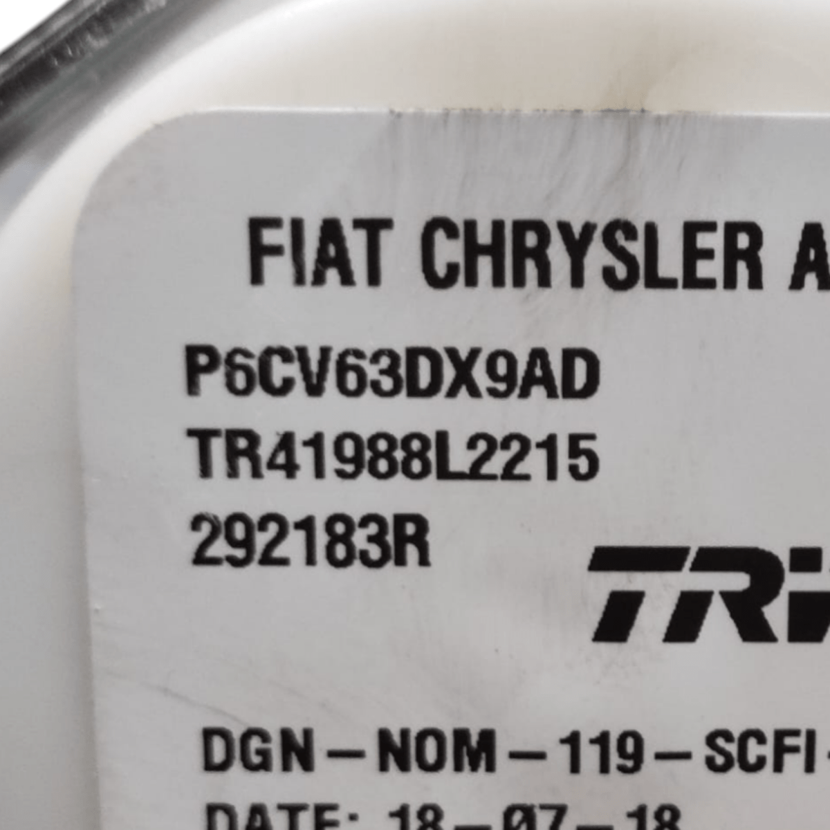 Cintura di sicurezza anteriore sinistra jeep cherokee kl cod: p6cv63dx9ad (2013 - 2023) - F&P CRASH SRLS - Ricambi Usati