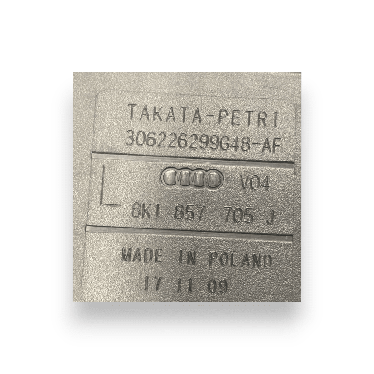 Cintura di sicurezza anteriore sinistra (sx) audi a4 b8 cod:8k1857705j (2007 - 2016) - F&P CRASH SRL - Ricambi Usati