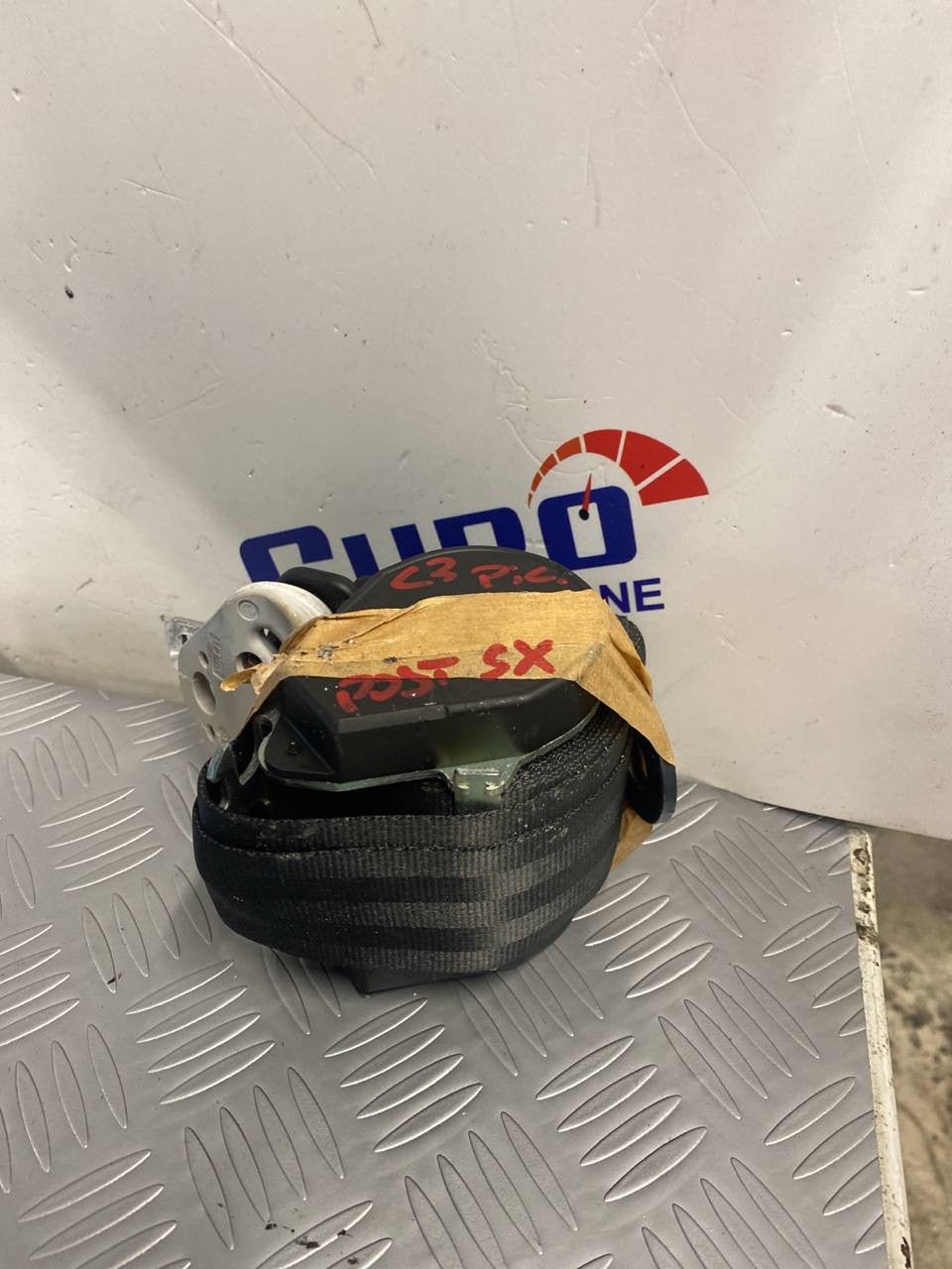 Cintura di sicurezza Citroen Picasso C3 posteriore sinistra cod:96817098XX - F&P CRASH SRLS - Ricambi Usati